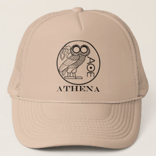 Athene Eule tetradrachm (Engravers-Schriftart) Truckerkappe