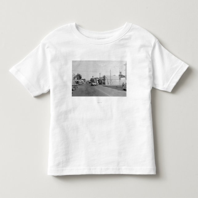 Athene, Oregonhauptstraßen-Ansicht-Fotografie Kleinkind T-shirt (Vorderseite)