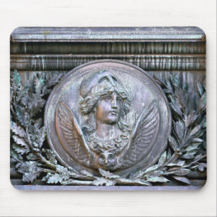 Athene-Schild Mousepad