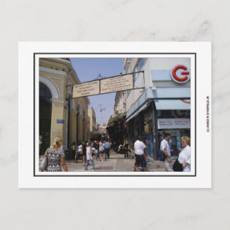 Athener Fledermausmarkt Postkarte