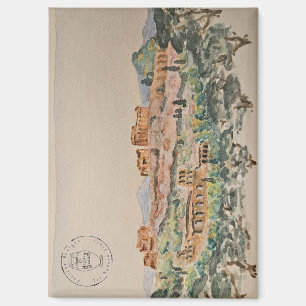 Athenische Akropolis Magnet