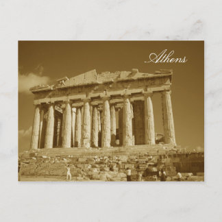 Athens, Athen Postkarte
