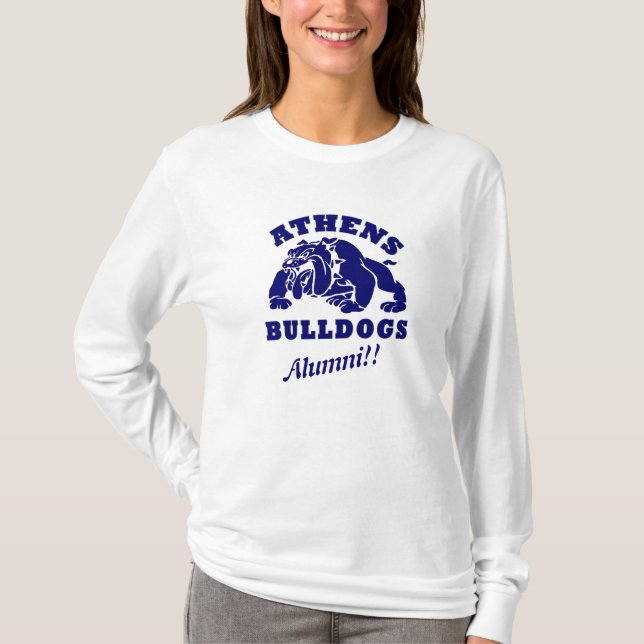 Athens Bulldogs Alumni Women's long-arm Shirt (Vorderseite)