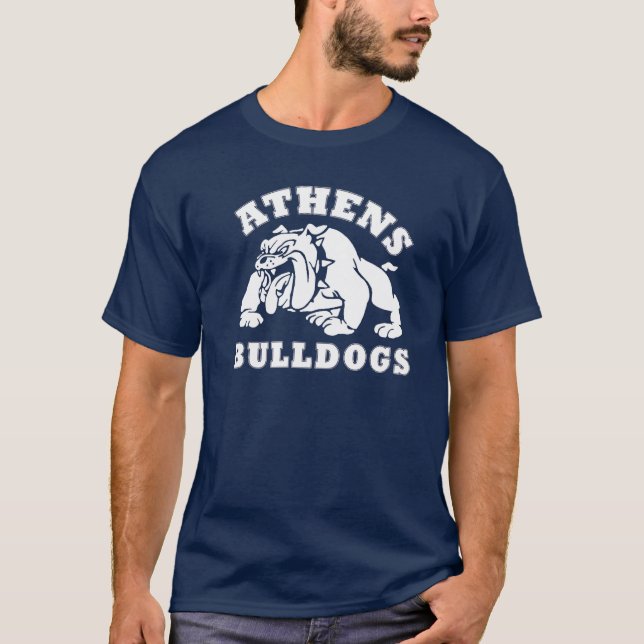 Athens Bulldogs T - Shirt (Vorderseite)
