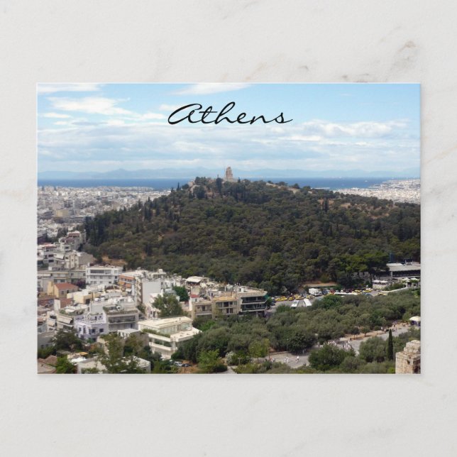 Athens filopappos postkarte (Vorderseite)