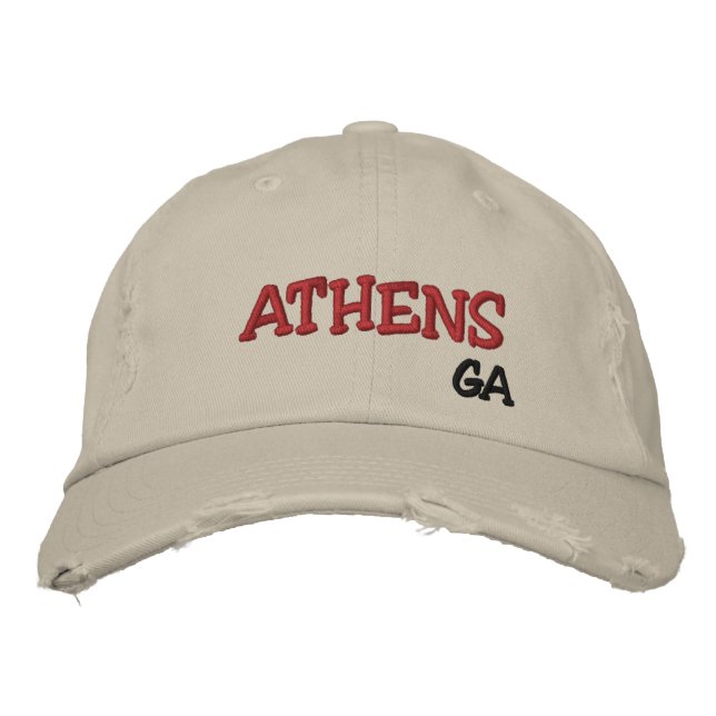 Athens Georgia Cap Bestickte Kappe (Vorderseite)