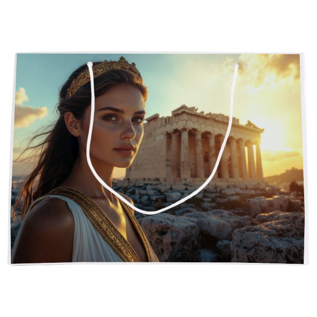 ATHENS - GREECE GROßE GESCHENKTÜTE (Vorderseite)