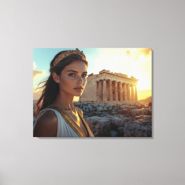 ATHENS - GREECE LEINWANDDRUCK (Vorderseite)