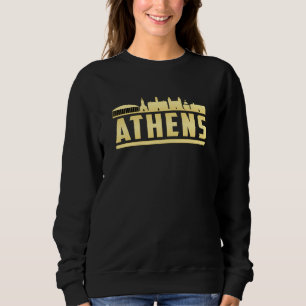 Athens Griechenland City Skyline Cityscape Funny G Sweatshirt