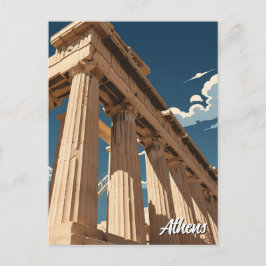 Athens Parthenon Postkarte