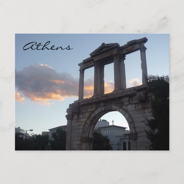 Athens Postkarte (Vorderseite)