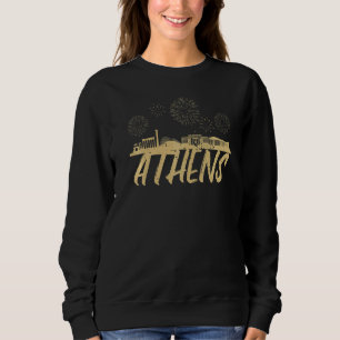 Athens Skyline Olympieion Sweatshirt
