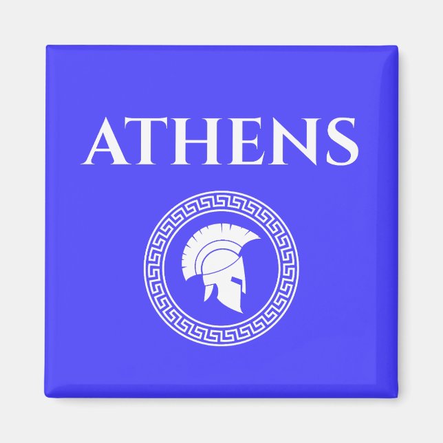 Athens Spartan Magnet (Vorne)
