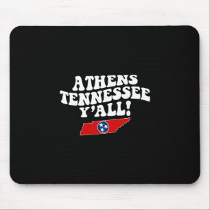 Athens Tennessee Y'all Tn Südstaaten Urlaub Mousepad