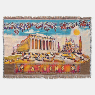 ATHENS Throw Blanket Decke