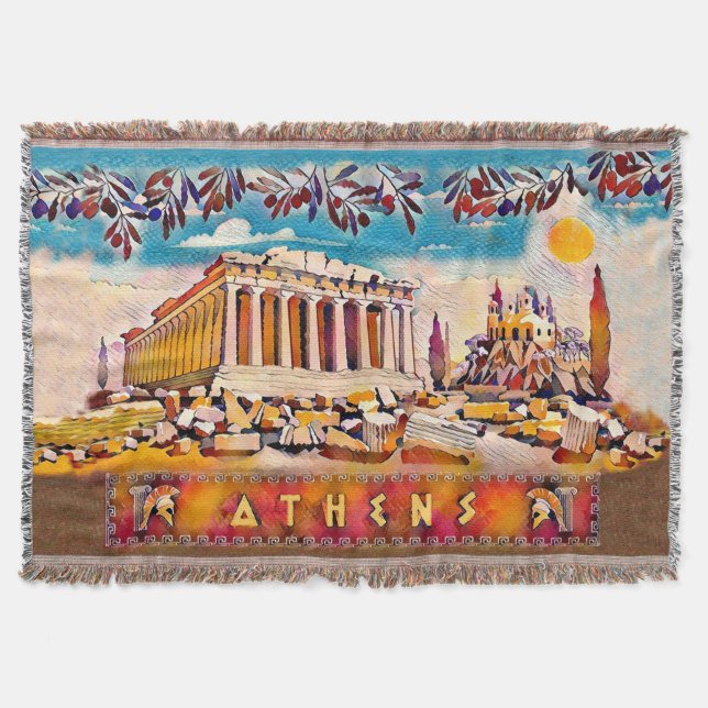 ATHENS Throw Blanket Decke (Vorderseite)