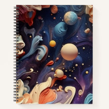Äthereal Nebula Galaxy Notebook und Journal