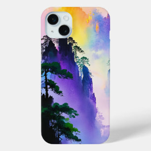 Ätherische Berge - Nebel und Regenbogenlichter Case-Mate iPhone Hülle