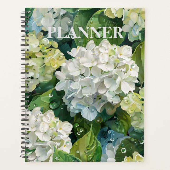 Ätherische Blüten: Ihr Planer für Hydrangea (Vorderseite)