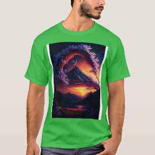 Ätherische Blüten Sunset Serenity und Rainbow Refl T-Shirt