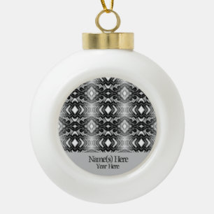 Ätherische Diamanten (Opal) Keramik Kugel-Ornament