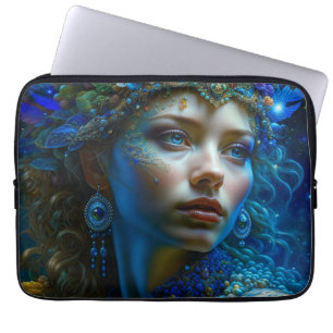 Ätherische Fantasy-Art Prinzessin Kriegerin Mystis Laptopschutzhülle