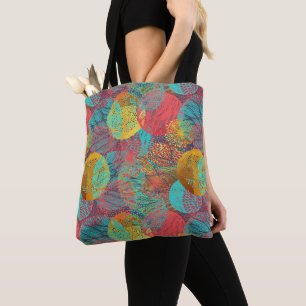 Ätherische goldene Blüten - Nahtlose florale Harmo Tasche