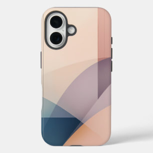 Ätherische Harmonie Abstrakte Kunst Moderne Pastel iPhone 16 Hülle
