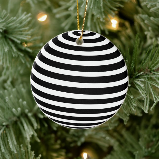 Ätherische Harmonie: Abstrakte Sphäre Keramik Ornament (Baum)