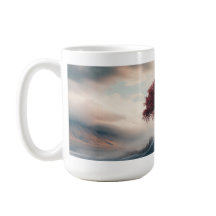Ätherische Landschaft Tasse