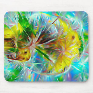Ätherische Lüster in Neon Dreamscape Mousepad