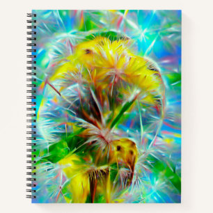 Ätherische Lüster in Neon Dreamscape Notizbuch