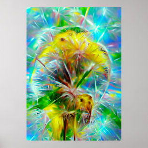 Ätherische Lüster in Neon Dreamscape Poster