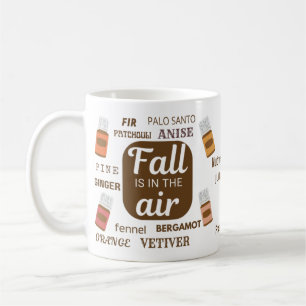 Ätherische Öle Der Herbst Ist in Der Luft Kaffeetasse