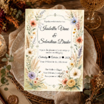 Ätherische Pastell-Wildblumen-Romanze-Hochzeit