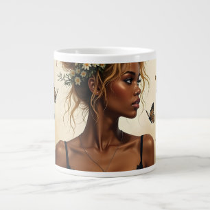 Ätherische Schönheit in Blüte Jumbo-Tasse