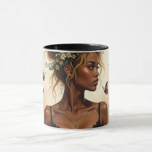 Ätherische Schönheit in Blüte Tasse