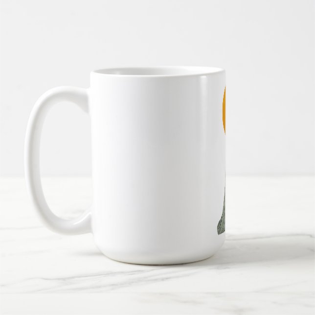 Ätherische Specter gegen Vollmond Kaffeetasse (Links)