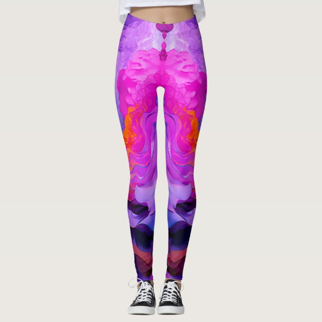 ‚ätherische Ströme‘ Leggings (Vorderseite)