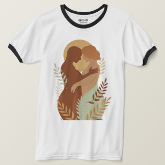 Ätherische Umarmung Künstlerisches Klingelton-T-Sh T-Shirt