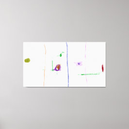 Ätherische Verbindungen  Minimalistische Pastell A Leinwanddruck
