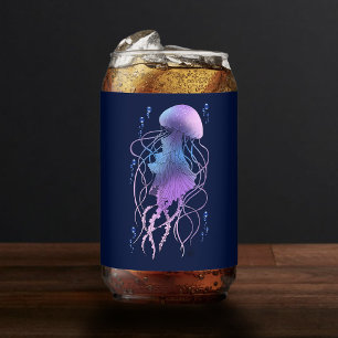 Ätherische violette Blaue Qualle Dosenglas