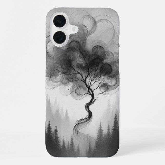 Ätherischer Baum iPhone 16 Plus Hülle (Rückseite)
