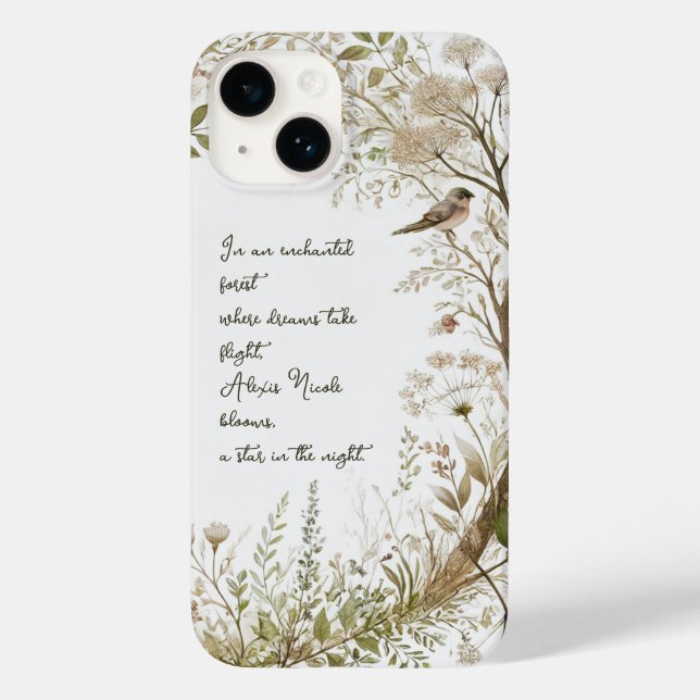 Ätherischer verzauberter Wald Case-Mate iPhone 14 Hülle (Rückseite)