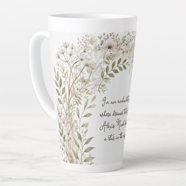 Ätherischer verzauberter Wald Milchtasse (Linke Ecke)