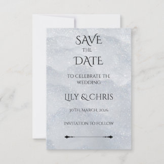 Ätherisches Schimmern Save-the-Date Save The Date