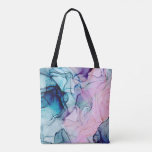 Ätherisches Teal Rosa Lila Tinten Moderner Glamour Tasche