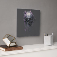 Ätherisches Totenkopf-Abstrakt-Grunge-Dark-Art-T-S
