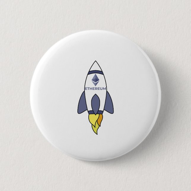 Ätherum an die Mondrakete Button (Vorderseite)