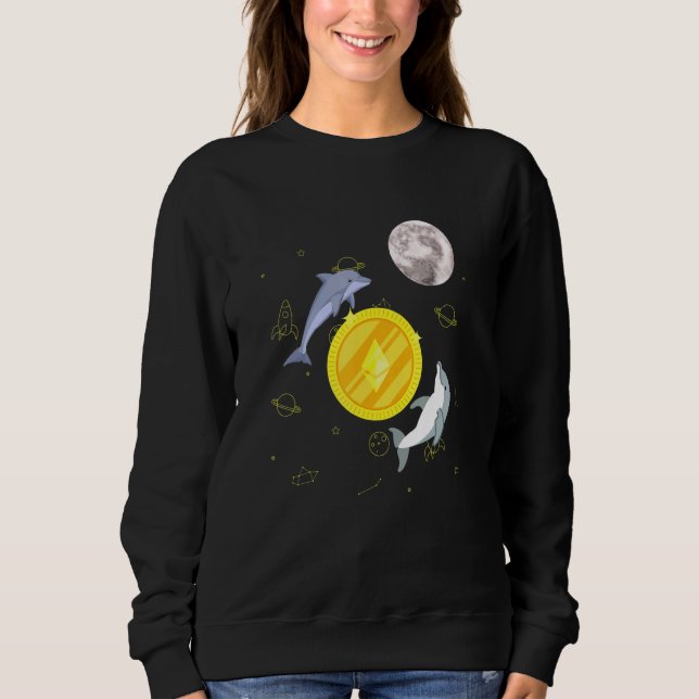 Ätherum im Weltraum Sweatshirt (Vorderseite)